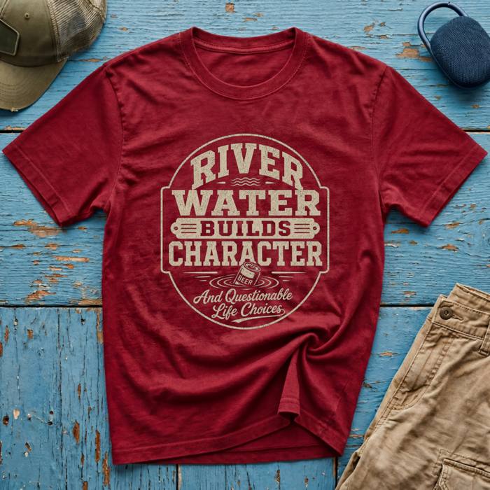 River Water Builds Character Graphic T-Shirt