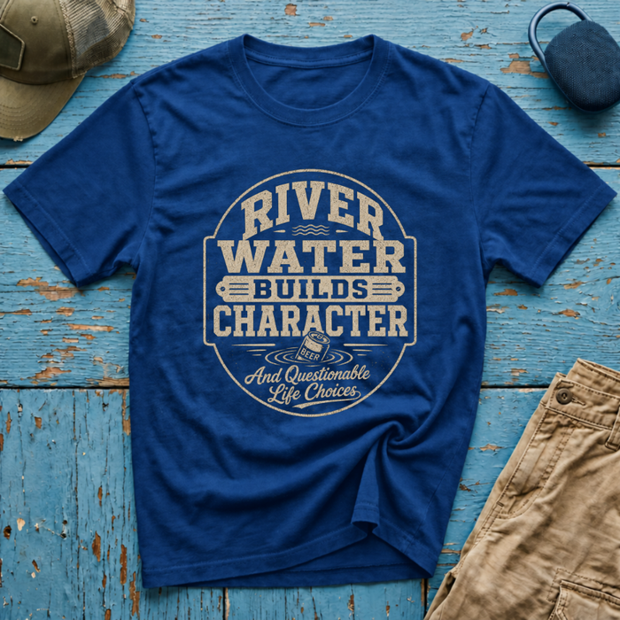 River Water Builds Character Graphic T-Shirt