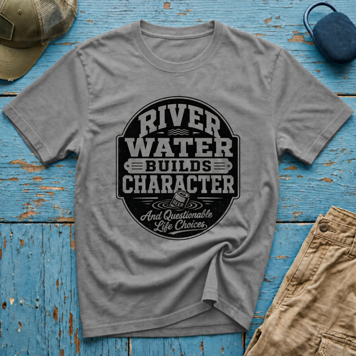 River Water Builds Character Graphic T-Shirt