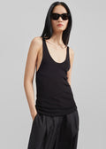 Rivo Knit Tank Top - Black