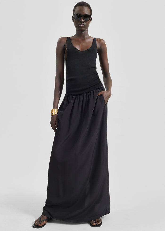 Rivo Knit Tank Top - Black