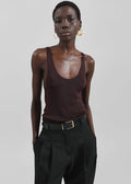 Rivo Knit Tank Top - Burgundy
