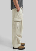 Robion Drawstring Cargo Pants - Beige