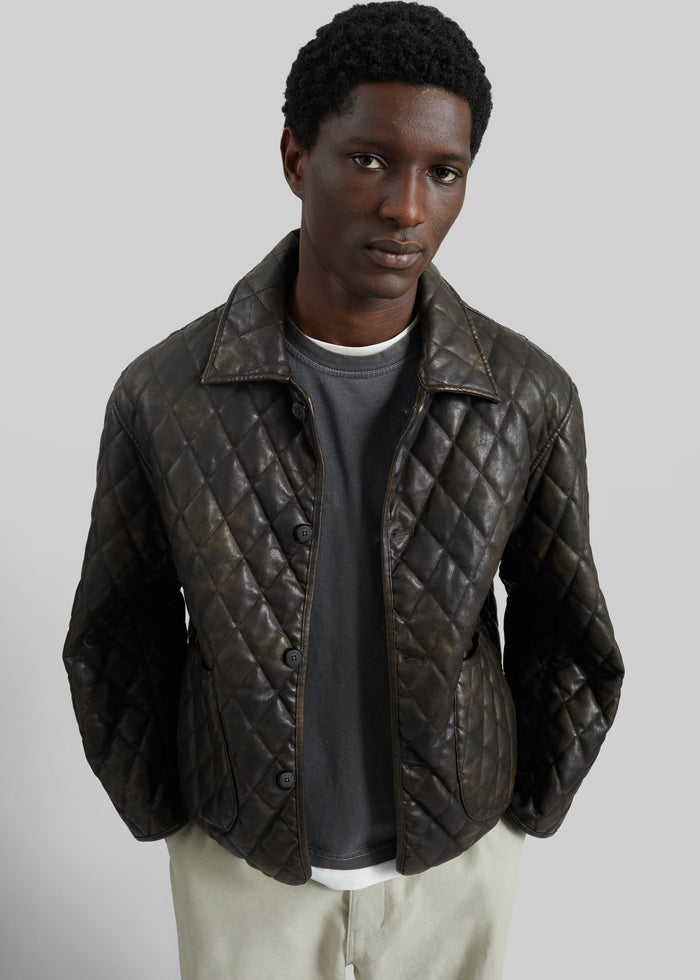 Rochdale Quilted Boxy Jacket - Vintage Brown