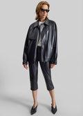 Roisin Faux Leather Jacket - Black