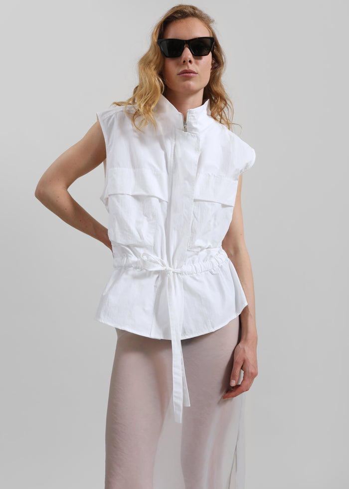 Rowley Utility Vest - White