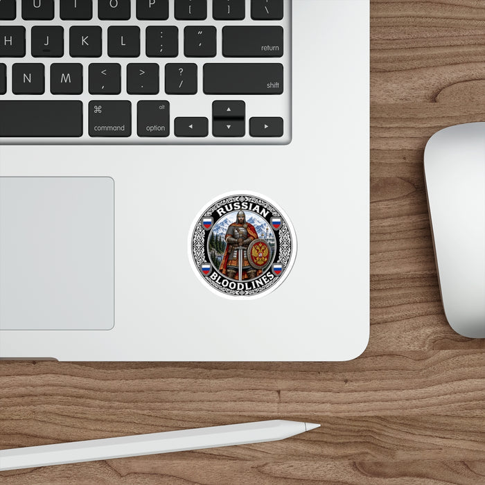 Russian Bloodlines Sticker – Viking Warrior Die-Cut Decal