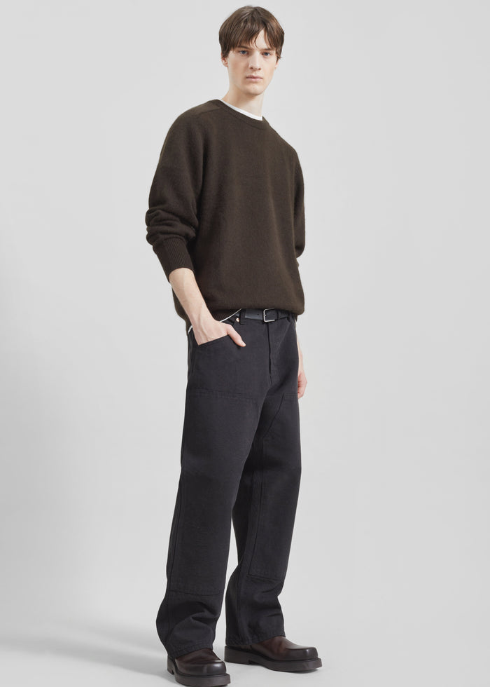 Sahil Wide Jeans - Black