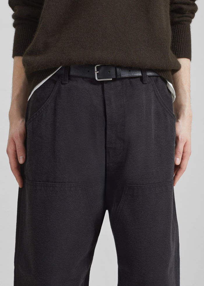 Sahil Wide Jeans - Black