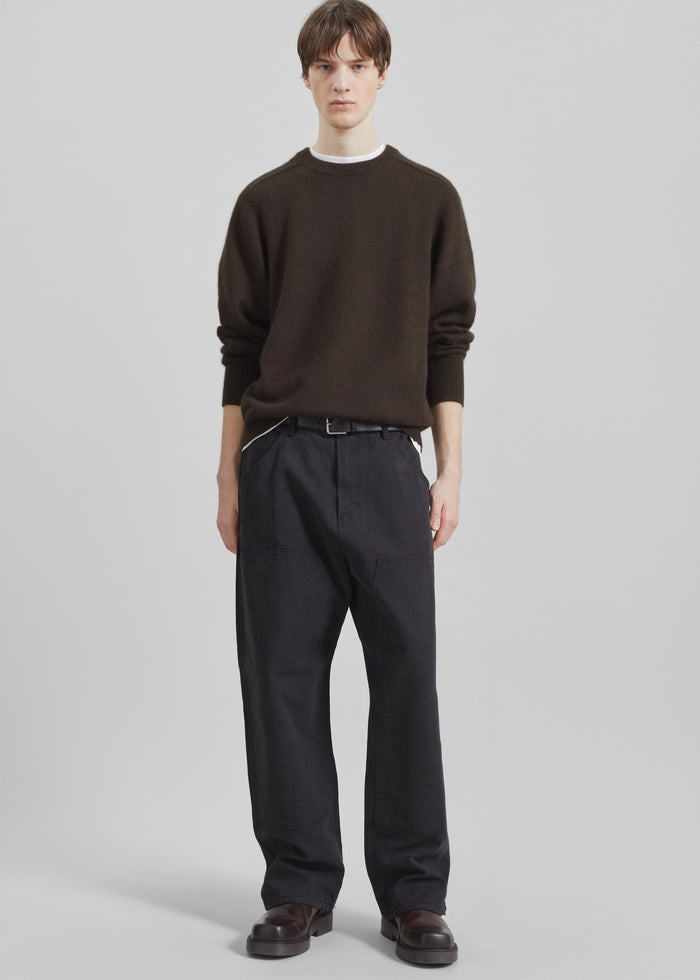Sahil Wide Jeans - Black