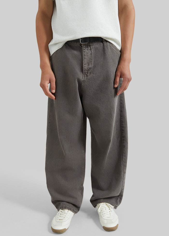 Salino Barrel Leg Jeans - Grey Wash