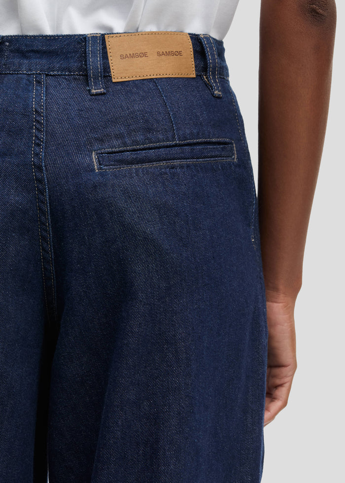 Samsøe Samsøe Saharper Pleat Jeans - Soft Denim