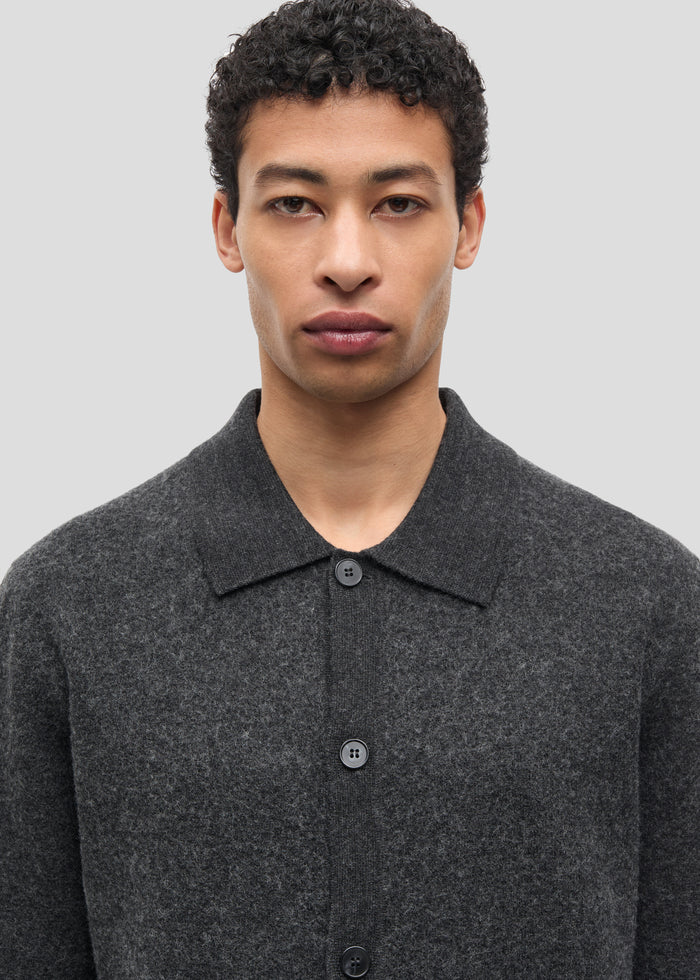 Samsøe Samsøe Sarichard Cardigan - Dark Grey Melange