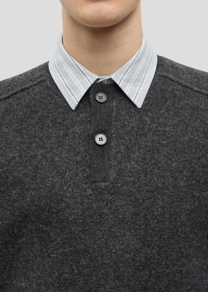 Samsøe Samsøe Sarick Sweater - Dark Grey Melange