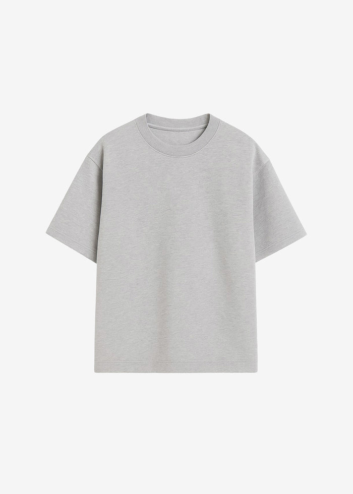 Scoob Boxy T-Shirt - Grey Melange