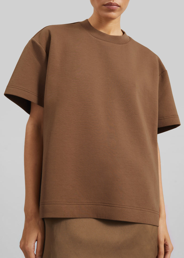Scoob Boxy T-Shirt - Light Brown