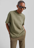 Scoob Boxy T-Shirt - Pale Olive