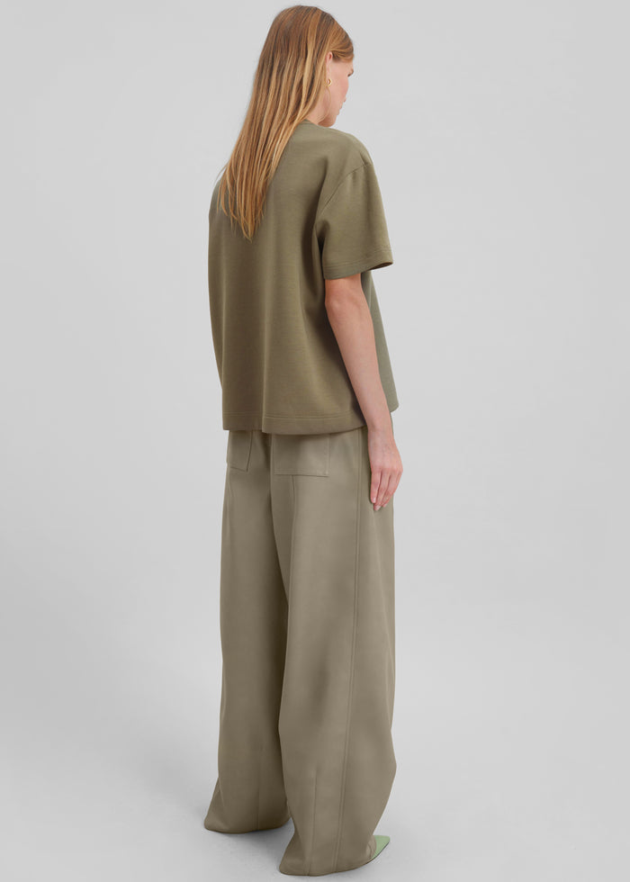 Scoob Boxy T-Shirt - Pale Olive