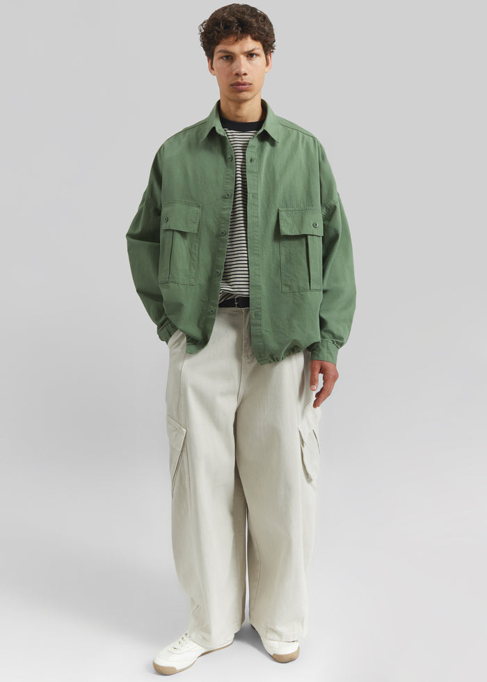 Seb Cargo Shirt - Army Green