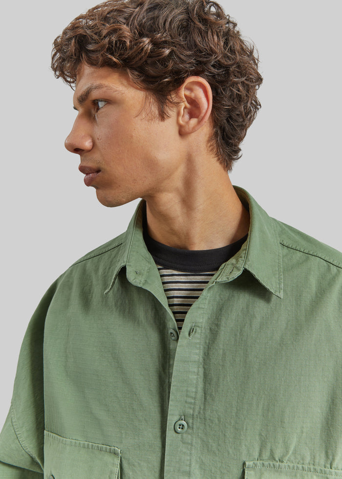 Seb Cargo Shirt - Army Green