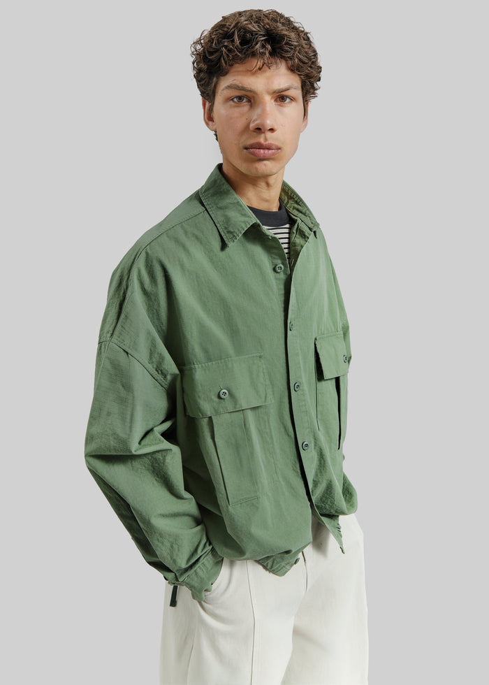 Seb Cargo Shirt - Army Green