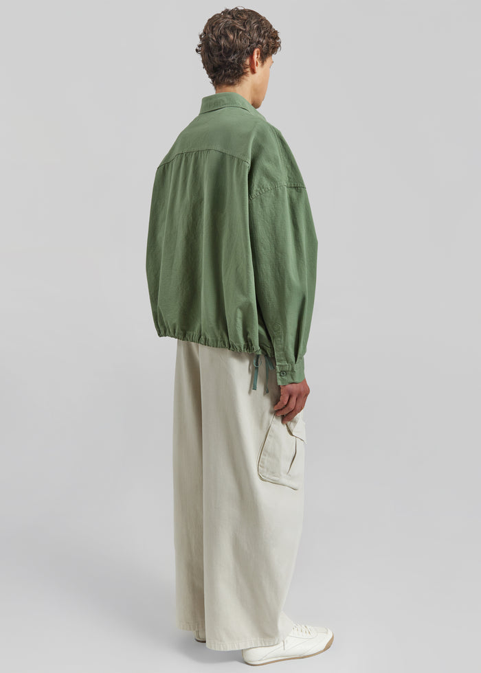 Seb Cargo Shirt - Army Green