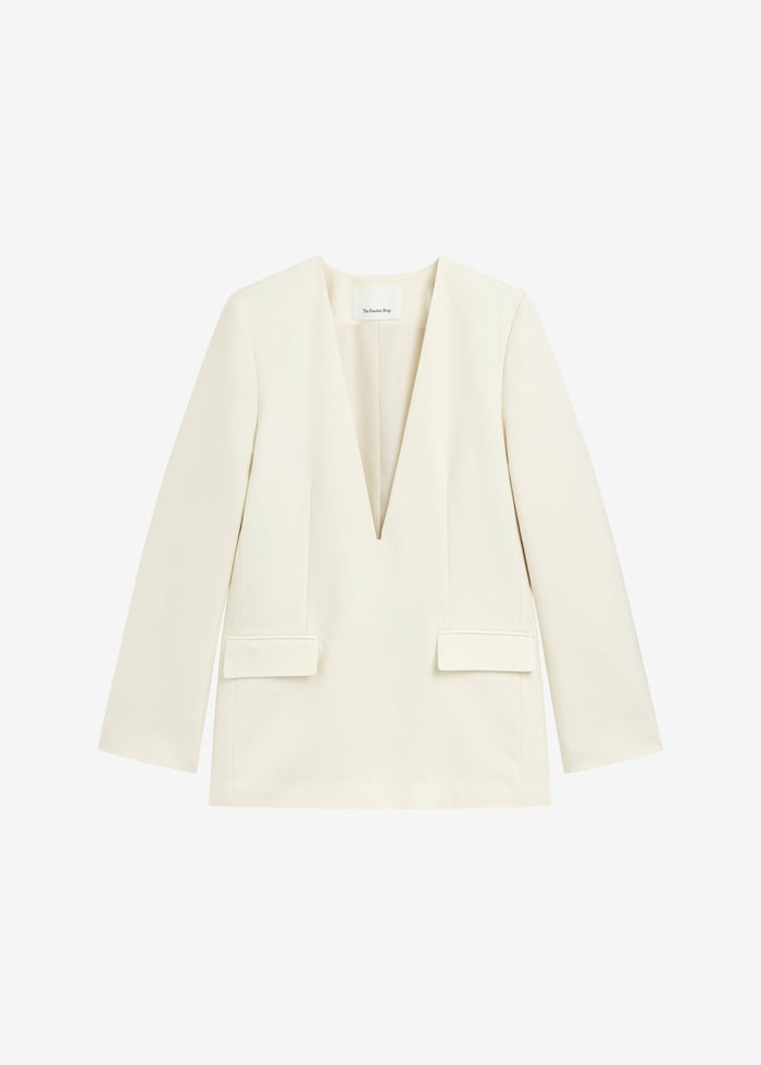 Serra Blazer Dress - Cream