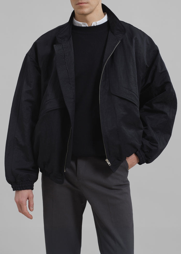 Seth Oversized Jacket - Black