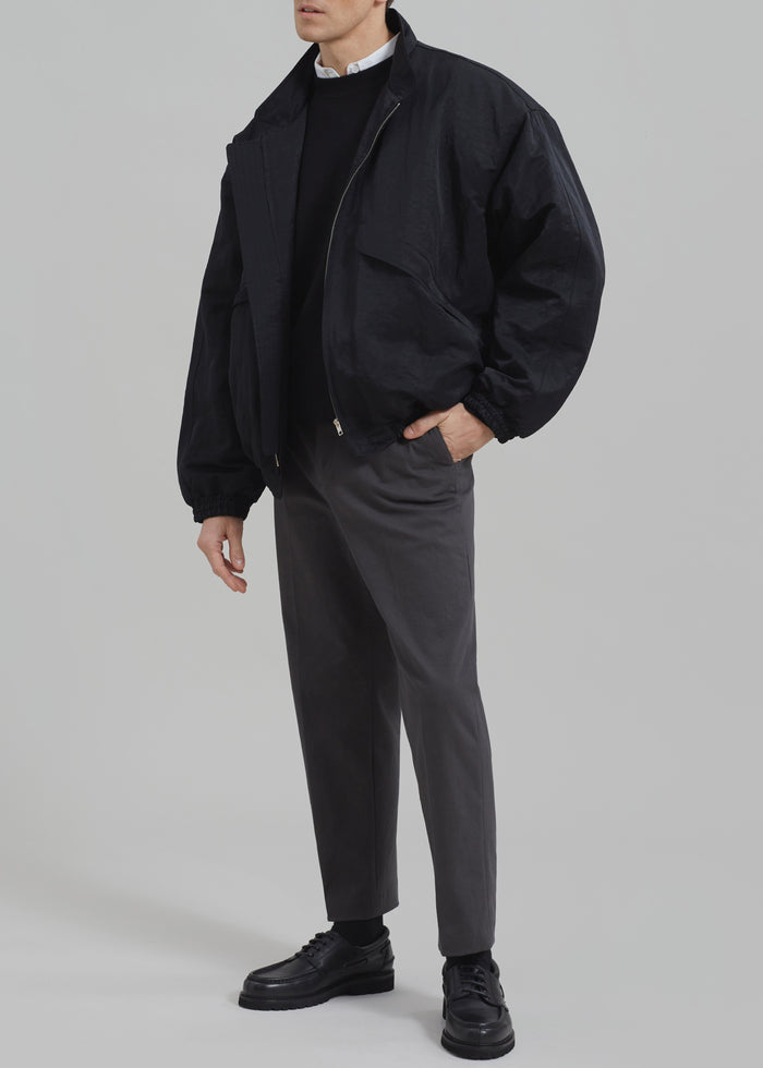 Seth Oversized Jacket - Black