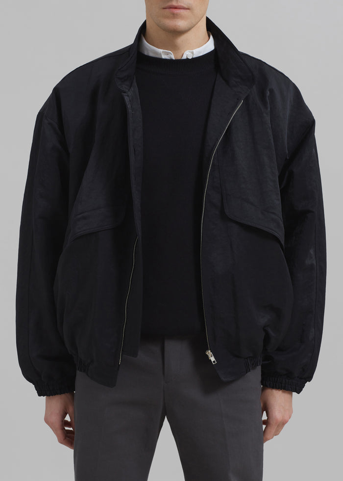 Seth Oversized Jacket - Black
