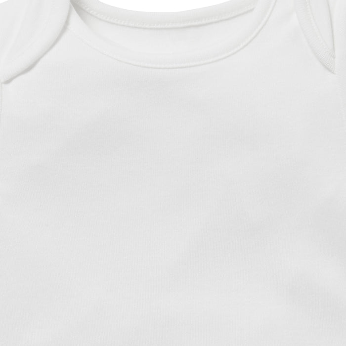 Short Sleeve Bodysuit - White