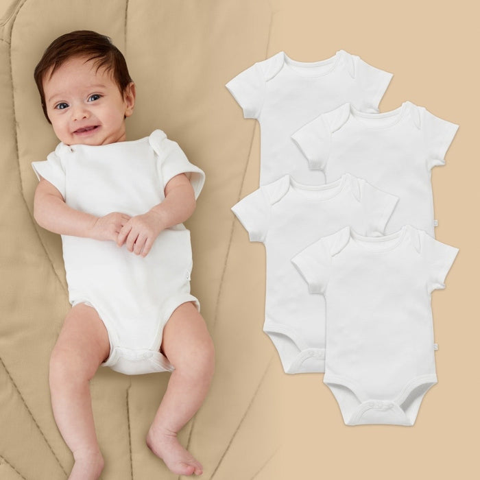 Short Sleeve Bodysuit 4 Pack