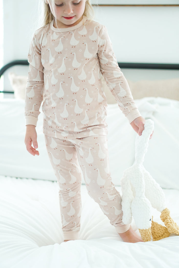 Silly Goose on the Loose 2pc Bamboo Pajamas
