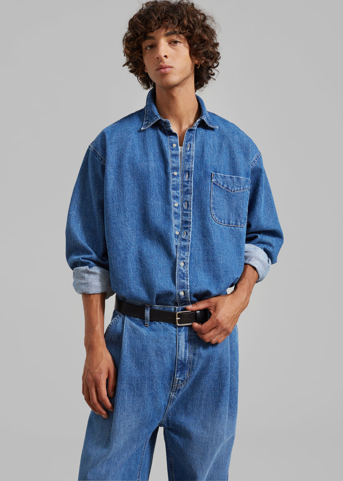 Sinclair Denim Shirt - Medium Wash