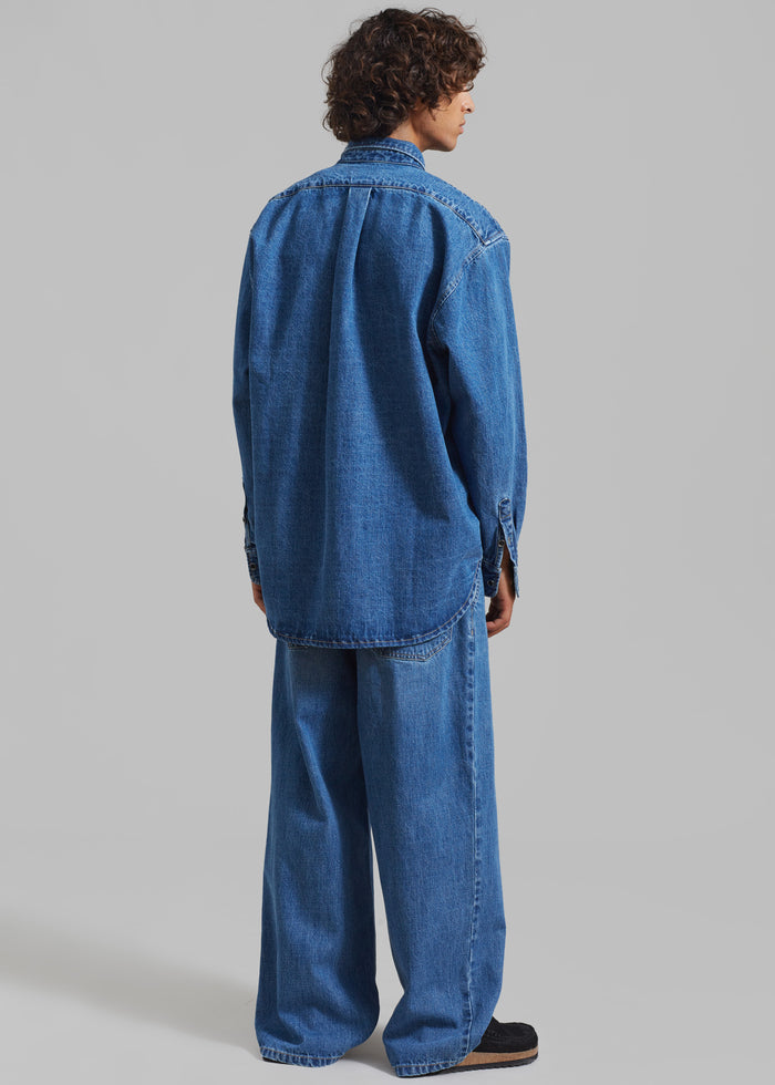Sinclair Denim Shirt - Medium Wash