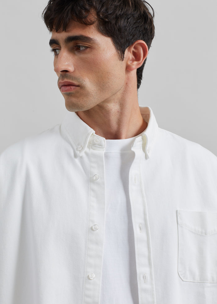 Sinclair Denim Shirt - Off White