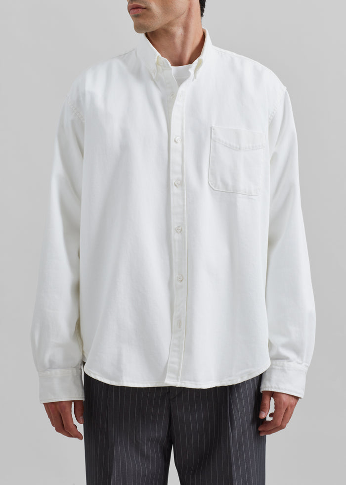 Sinclair Denim Shirt - Off White