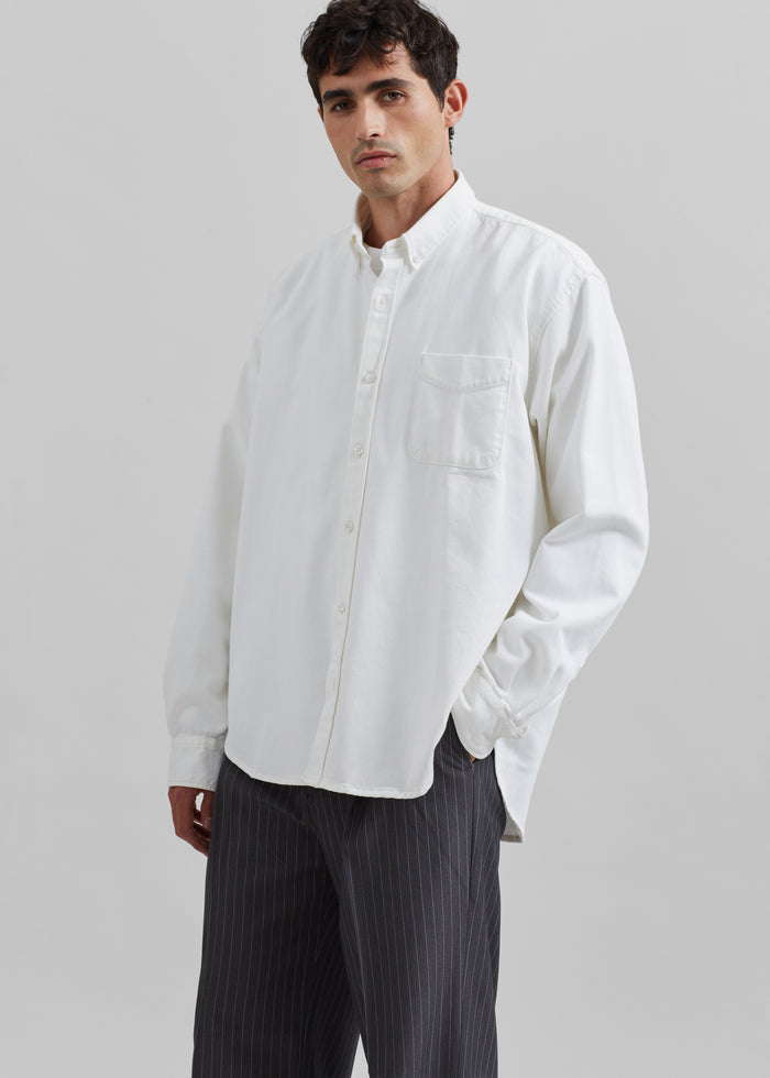 Sinclair Denim Shirt - Off White