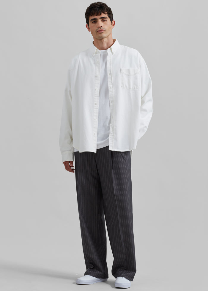 Sinclair Denim Shirt - Off White