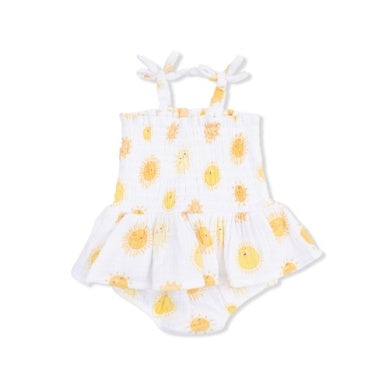 smocked bubble w/skirt