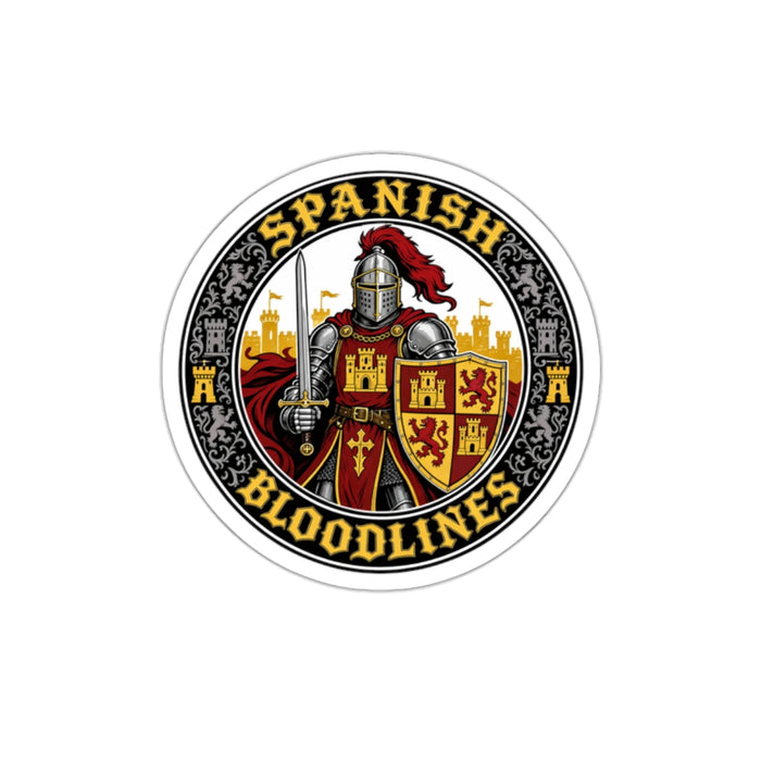 Spanish Bloodlines Knight Crest Die-Cut Sticker