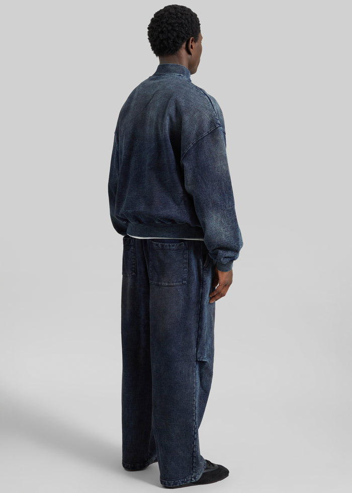 Stamford Zip-Up Jacket - Medium Wash
