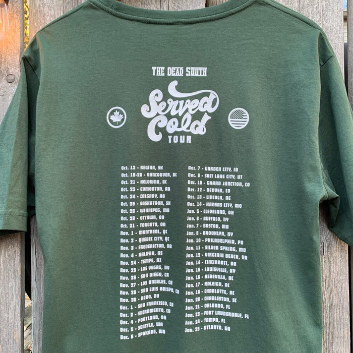 Sugar & Joy Served Cold Tour T-Shirt - Green
