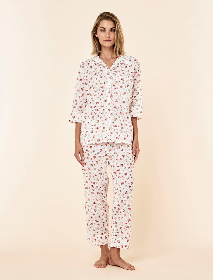 Swiss Dot Crop PJ Set