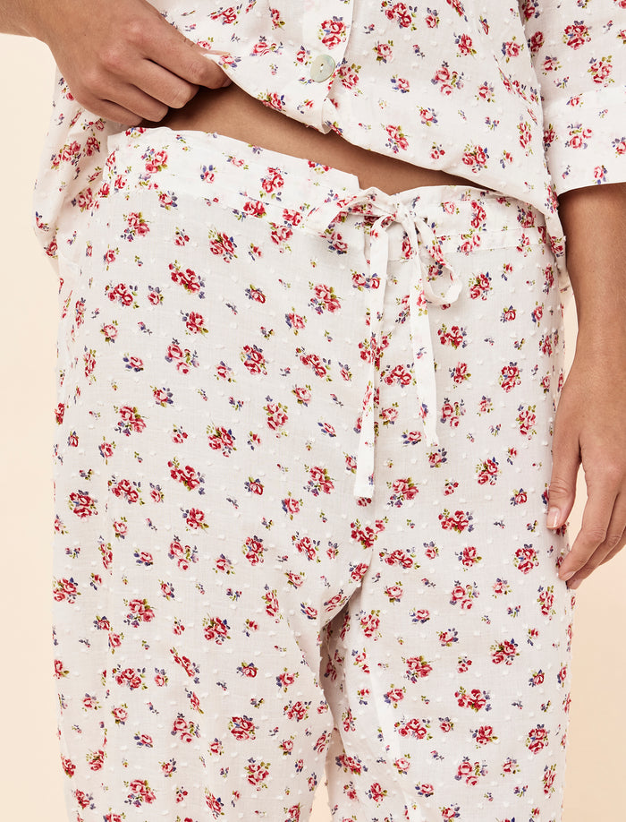 Swiss Dot Crop PJ Set