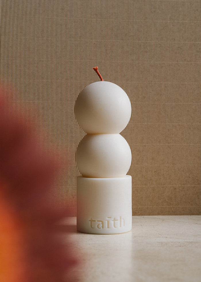 Taith Lilu Candle - Cream