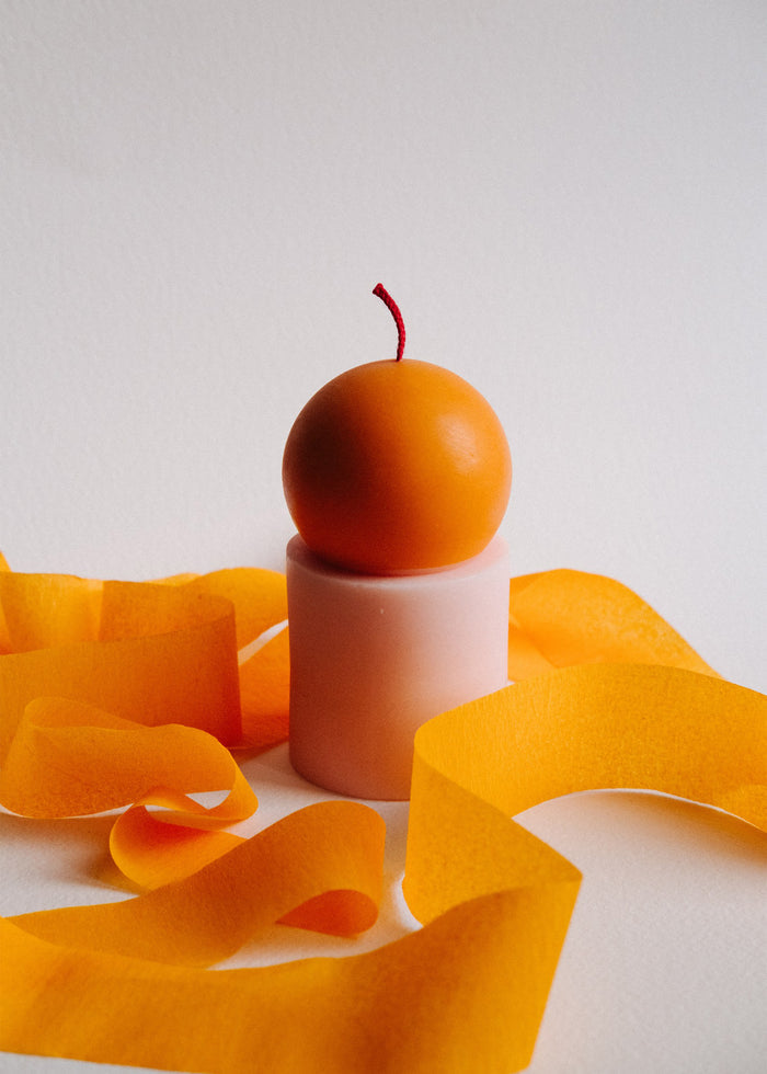 Taith Lulu Candle - Orange/Pink