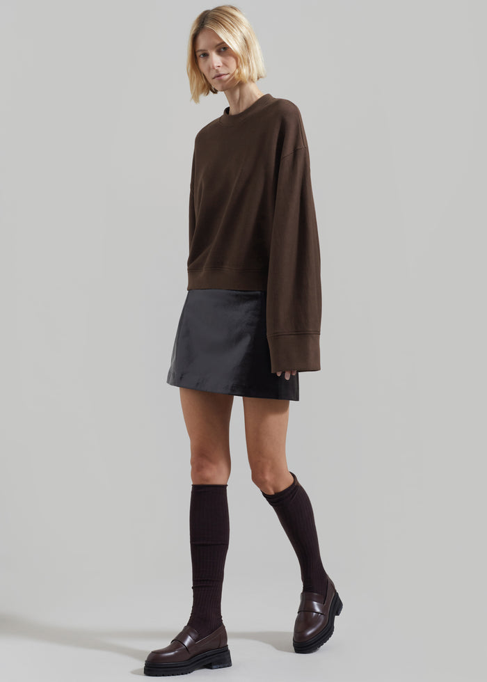 Talia Sweatshirt - Brown