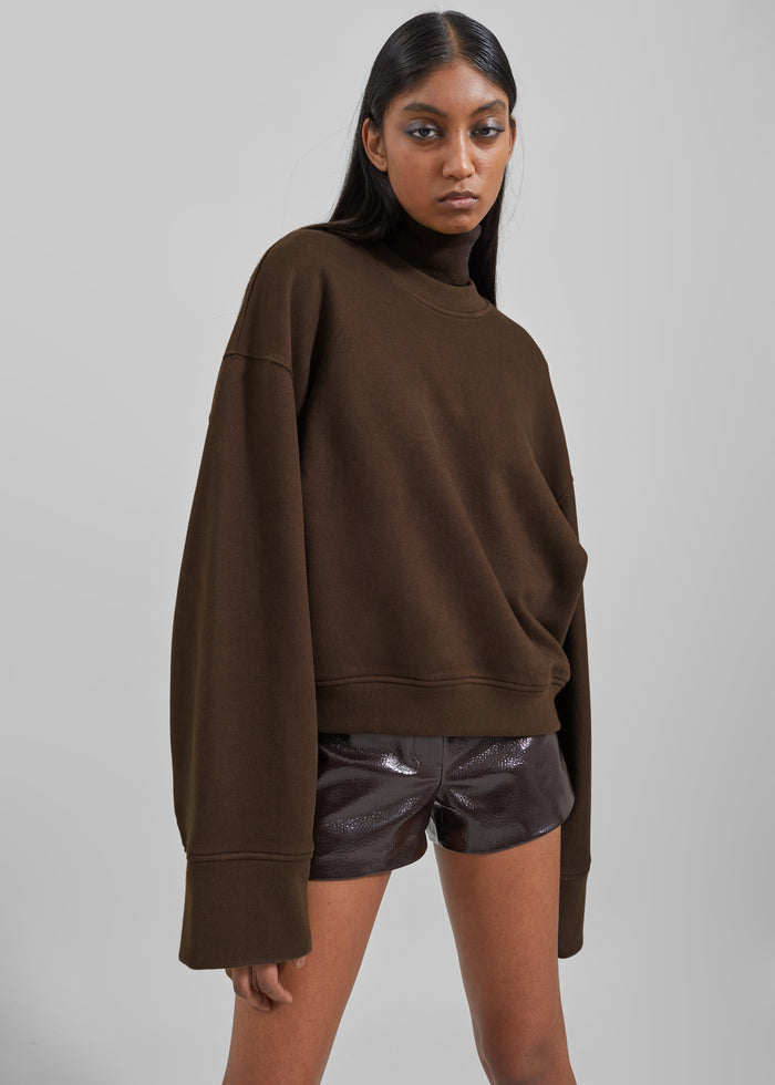 Talia Sweatshirt - Brown