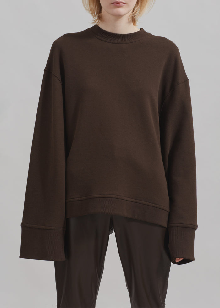 Talia Sweatshirt - Brown